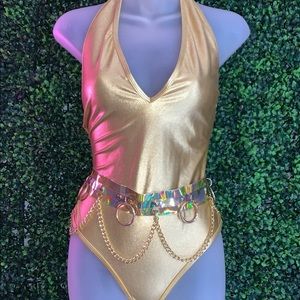 Metallic Gold Bodysuit